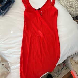 Zara Orange/red dress